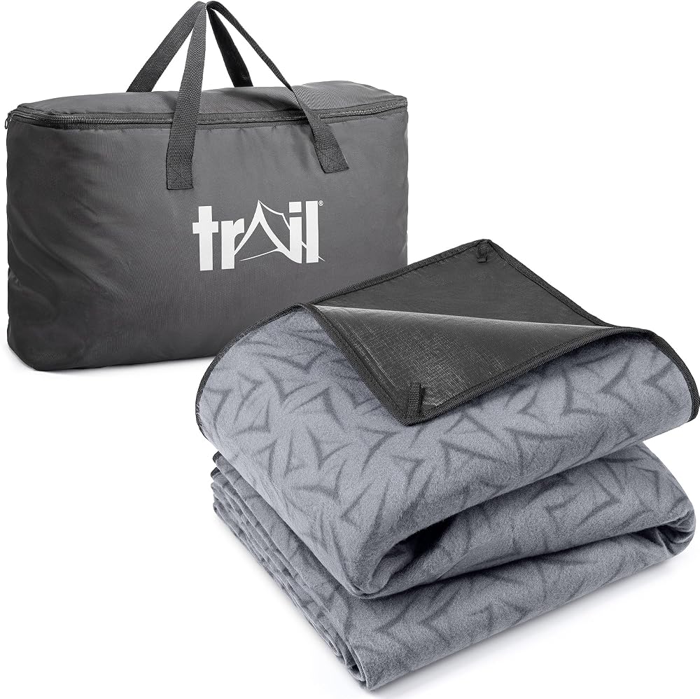 Trail Soft Fleece Tent Carpet 240x220cm with Foam Core & PE Base