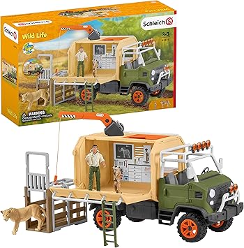 10-piece Animal Rescue Toy Truck 