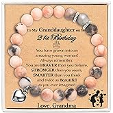 EFVISD 21st Birthday Gifts for Women Her, 21 Year Old Birthday Gifts for Her, Beaded Bracelet Gifts for 21st Birthday Female, Happy 21st Birthday Gifts Ideas for Daughter Granddaughter Niece Friend