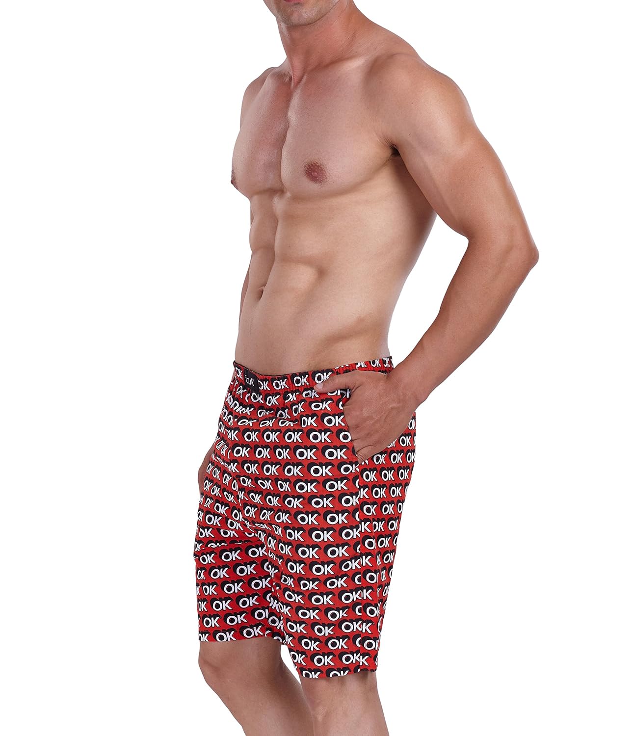 fcuk men's cotton lounge shorts