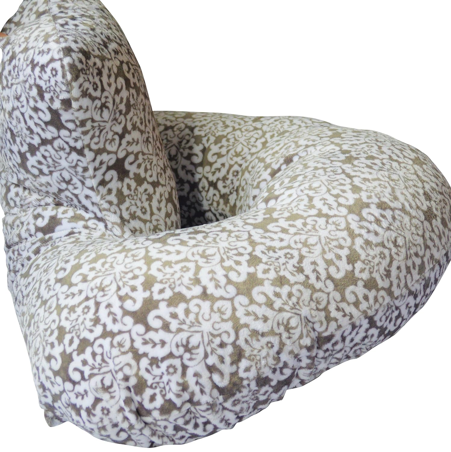 Amazon Com The 4 In 1 One Z Grey Damask Nursing Pillow W Amazing