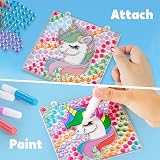 Klever Kits Suncatcher Craft Kit 4 Designs Window Paint Pens Gems Kids 6-12 view 3