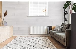 SINGULARWOOD Wall Planks,Rustic Accent Real Wood Panels for Interior Wall Decor,DIY Peel and Stick Easy Installation (12 Sheets/14.50 Sq Ft/Box),Mist-Pure White