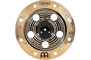 MEINL CYMBALS Classics Custom Dual 16" Trash China Cymbal with Holes, Dark and Brilliant Finish — MADE IN GERMANY — Great for Rock, Metal and Fusion, 2-YEAR WARRANTY