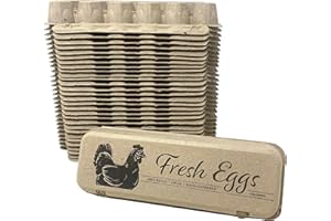 Cackle Hatchery Printed Paper Pulp Egg Cartons - Fresh Eggs (30)