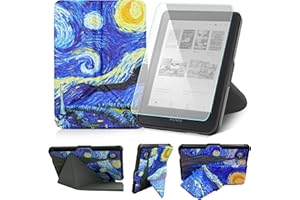 Arcanproty Case for Kobo Clara Colour/Clara BW/Clara 2E (Starry Night, 6 inch)
