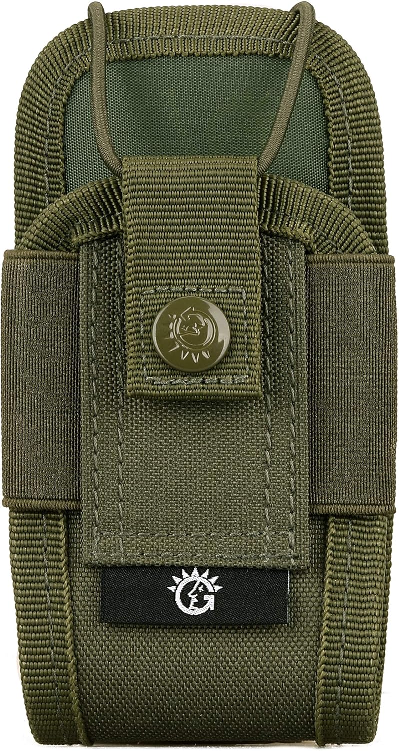 SINAIRSOFT Nylon Radio Holster, Universal Radio Case Lightweight Military Interphone Storage Bag Pouch for Molle System Walkie Talkies Holster Accessories (Army Green): Sports & Outdoors