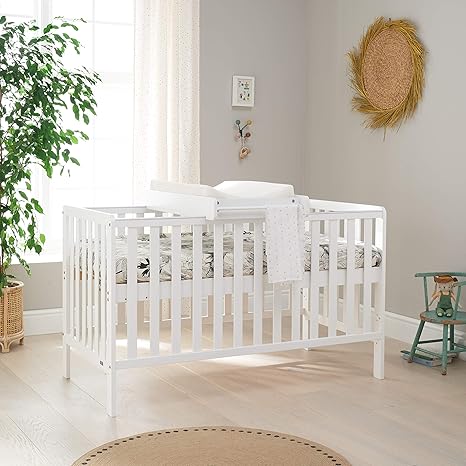 tutti bambini cot top changer white