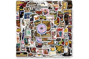 100Pcs DCC This is an Outrage Princess Donut Sticker Funny Dungeon Book Crawler Reading Carl Stickers for Kindle Waterproof V