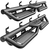 OEDRO Drop Down Running Boards Compatible with 2005-2023 Tacoma Double Cab | 6 Inch Bolt-on Side Steps, Textured Steel Nerf Bars