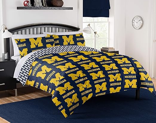 Unbranded Michigan 3 Piece Multicolored Full Comforter Set 1col849000031ret The Home Depot