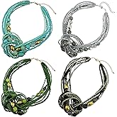 Bocar Seed Beads Multilayer Statement Women Strand Collar Necklace (NK-10345-1 set)