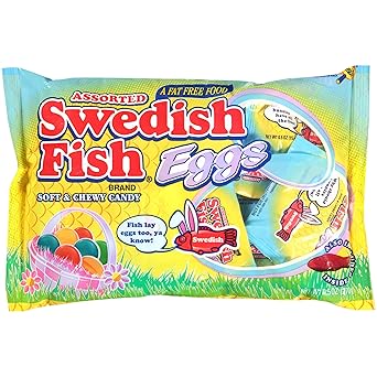 Swedish Fish Assorted Eggs Treat Size Candy, 9.5 Ounce
