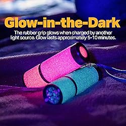 LUX-PRO LP395 Gels Glow in Dark 9 LED Flashlight