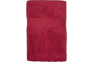 BrylaneHome BH Studio Oversized Cotton Bath Sheet Towel 35" X 70" - Crimson