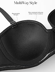 Wingslove Women's Strapless Full Figure Bra