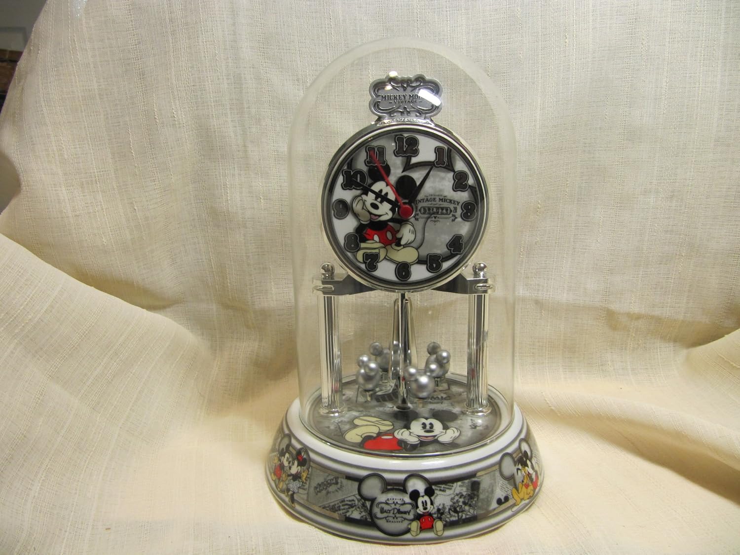 Mickey Mouse Anniversary Clock By Disney Amazon.co.uk Kitchen & Home