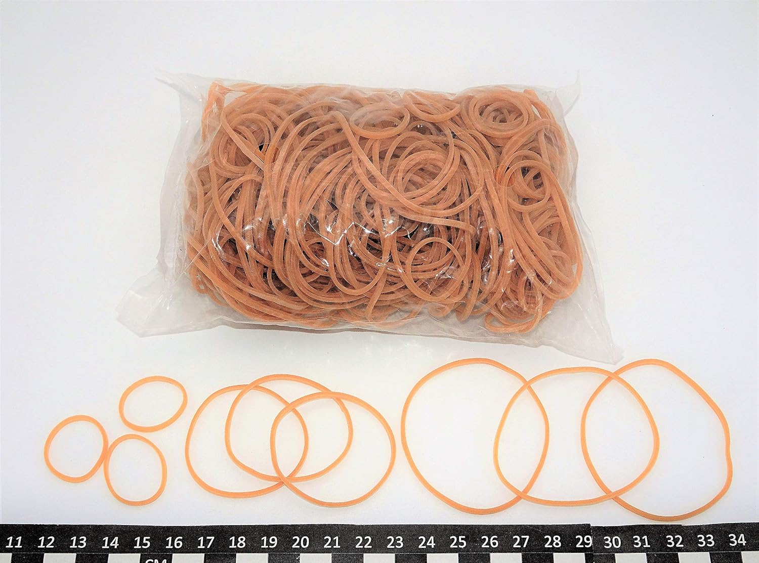Elastiques Caoutchouc Progom - Sac 100g - Multi Couleurs Et Tailles - 1.7mm à 10mm De Large