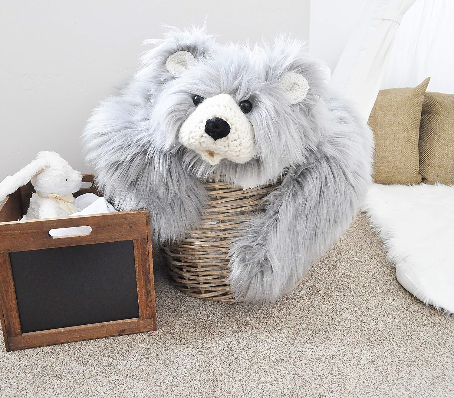 teddy bear rug nursery