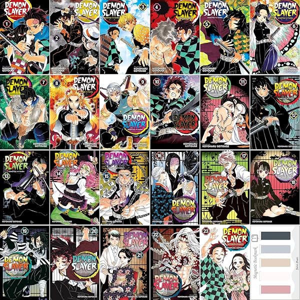 Amazon.com: Demon Slayer Kimetsu no Yaiba Manga Vol 1 - 23
