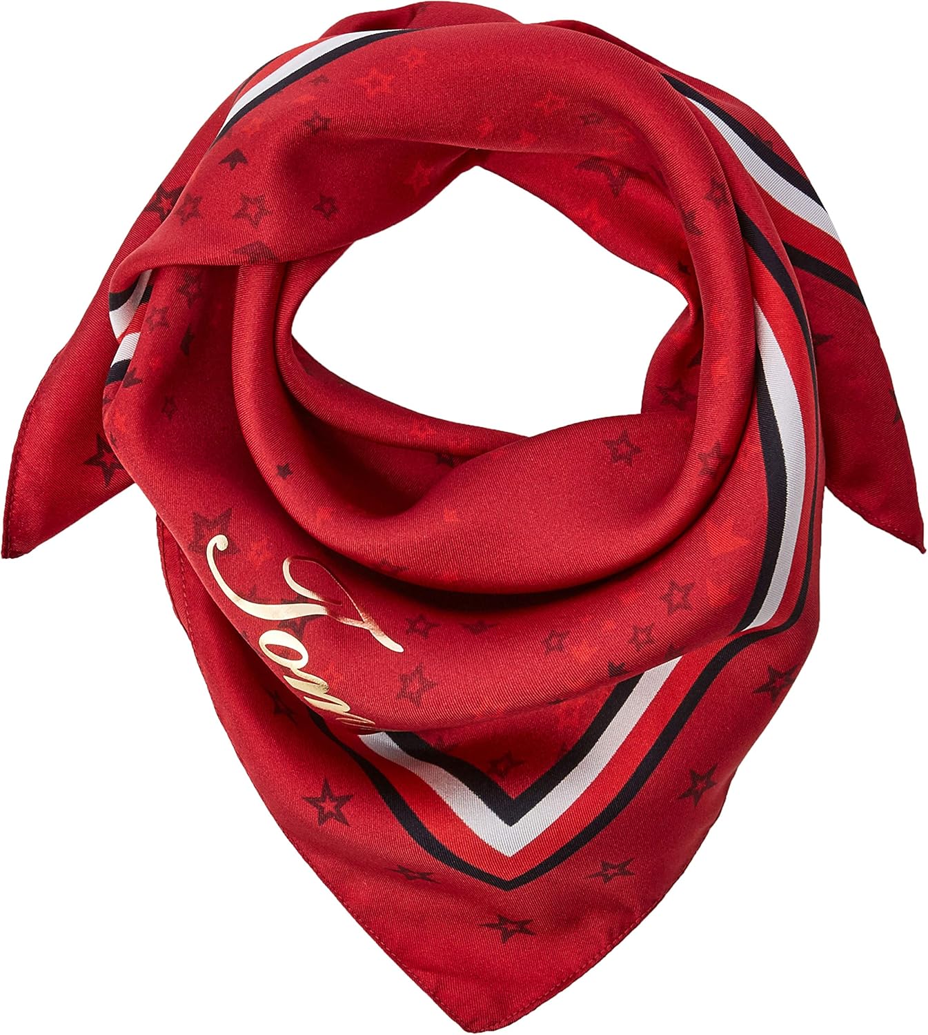 tommy hilfiger silk scarf