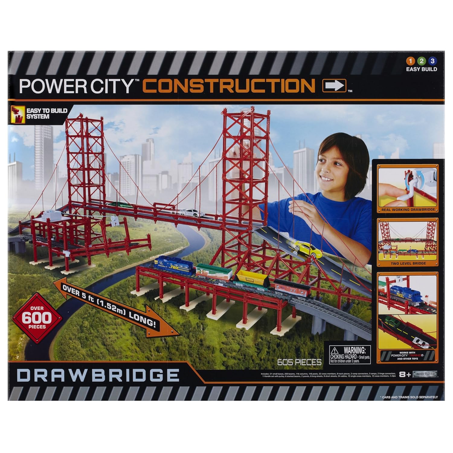 Power construction небоскреб, паркинг и железнодорожная станция. повер транс железная дорога. город плей. подсветка высоток. яркие события 2007 года.