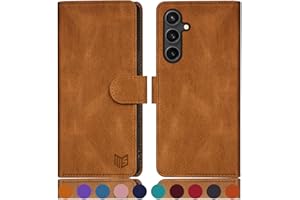 SUANPOT for Samsung Galaxy S23 FE Wallet case 【RFID Blocking】 Credit Card Holder,PU Leather Flip Folio Book Phone case Cover Women Men for Samsung S23 FE 5G case Wallet Light Coffee