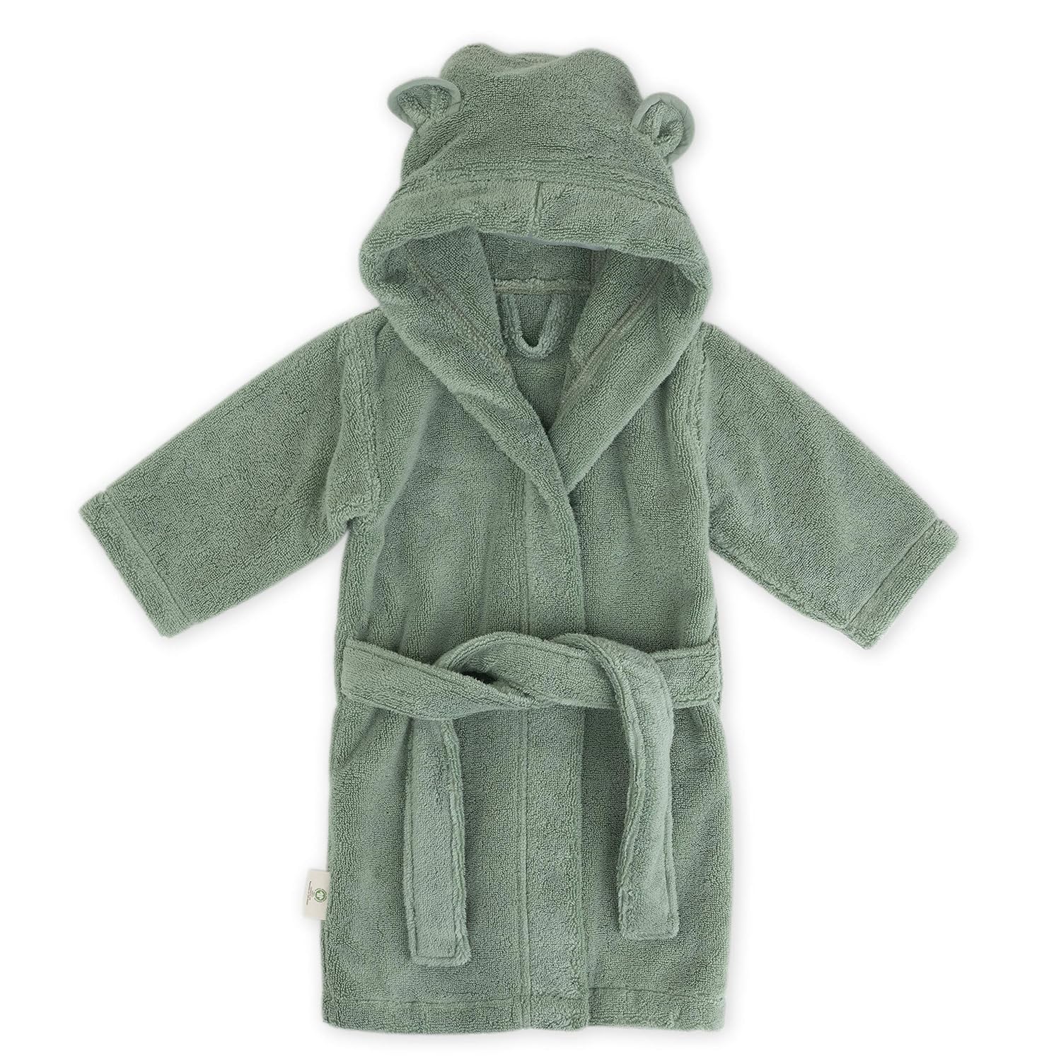Natemia Organic Hooded Bathrobe for Babies and Toddlers