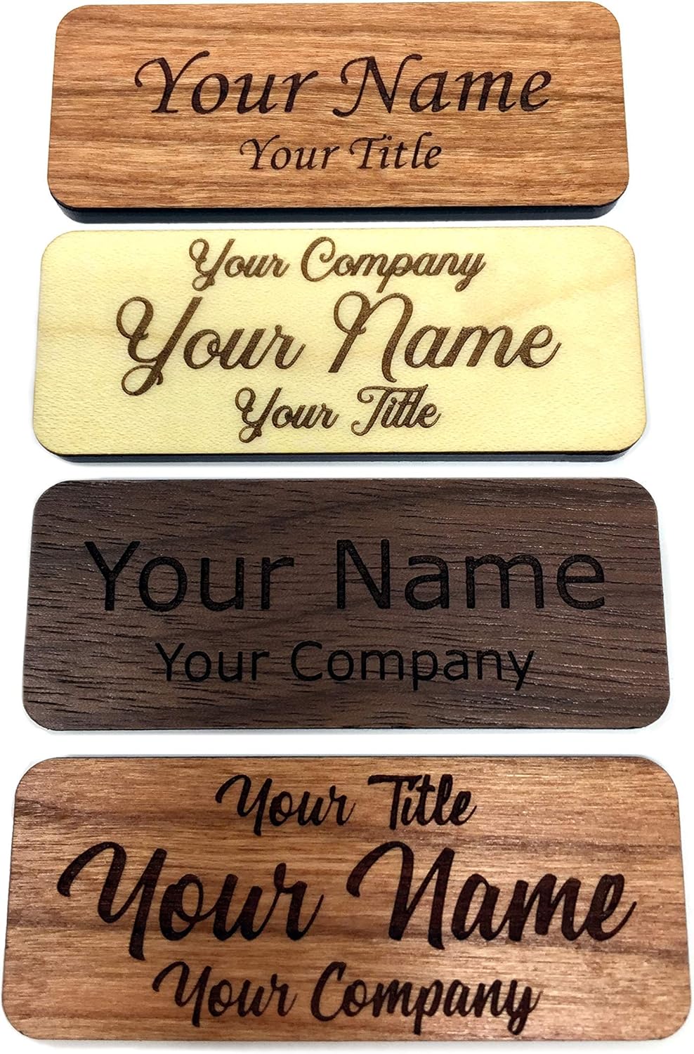 Amazon Com Fisharply Employee Name s Cherry 2 5 X 1 Laser Engraved Custom Personalized Wood Name W Magnetic Pin On Or Adhesive Backing Casual And Formal Styles For Any Business Office Products Amazon Com Fisharply Employee Name s Cherry 2 5 X 1 Laser Engraved Custom Personalized Wood Name W Magnetic Pin On Or Adhesive Backing Casual And Formal Styles For Any Business Office Products