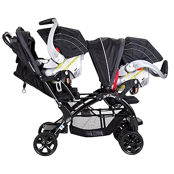 sit and stand double stroller with infant car seat