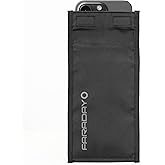 Faraday Defense Faraday Bag Jacket Pro | Magnetic Closure, Shielding - Law Enforcement &amp; Military, Travel &amp; Data Security, Privacy, Anti-Tracking Anti-Hacking Black (Phone Vertical XL)