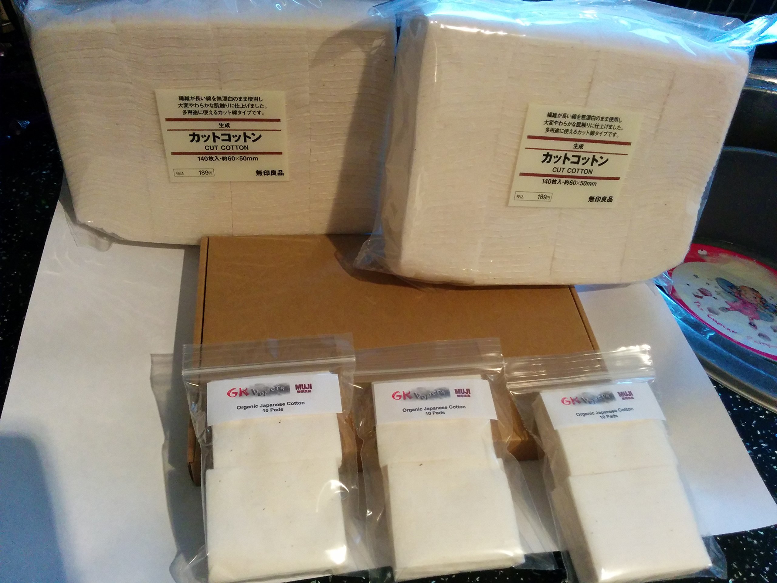 Buy GK rs Muji Cotton 100 Pure Japanese Cotton Pads Vaping RDA (with Thrum Scissors) by