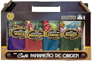 DURAN CAFE PURO Cafe Duran - Cafe Panameno de Origen, Ground Coffee Gift Pack, 4 Varieties, 9.9 oz