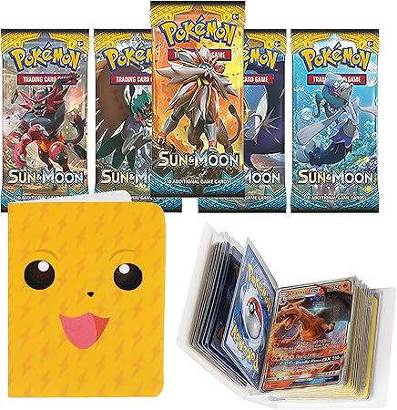 Amazon Totem World 1 サン ムーン ブースターパック ピカチュウ ミニバインダー コレクターズアルバム ポケモンカード用 トレカ 通販