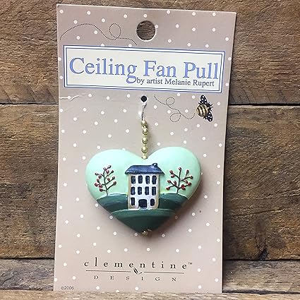 Primitive House Heart Ceiling Fan Pull Amazon Com