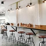 Yaheetech Industrial Bar Stool Rustic Adjustable Height 54.5-71.5 cm view 9