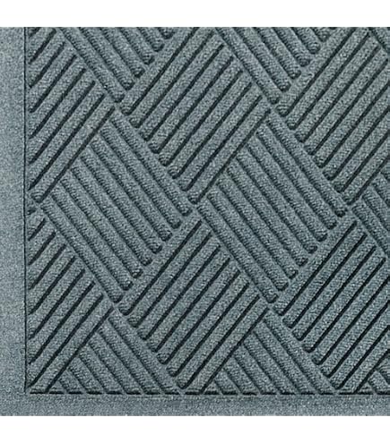 Andersen Waterhog Classic Diamond Indoor/Outdoor Entrance Mat, 6' X 3', Medium Blue