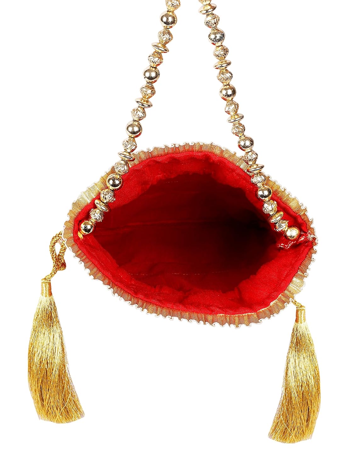 bombay haat women's potli (red, gp000p)