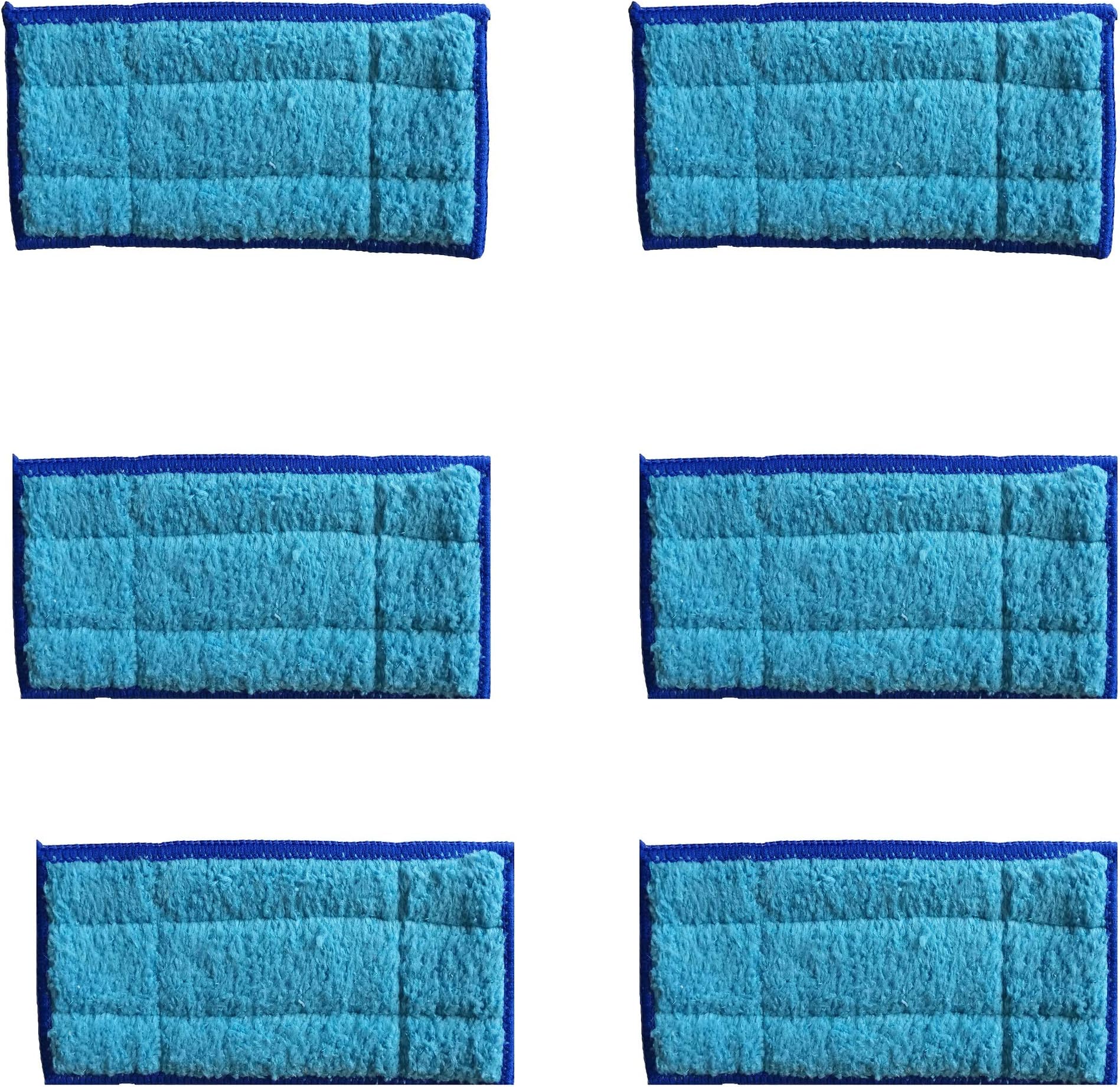 6 Pack Washable Reusable Wet Mopping Pads for iRobot Braava Jet 240 241