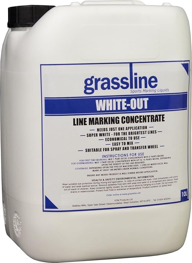Grassline White Out Line Marker Paint 10L Amazon.co.uk Garden & Outdoors