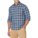Amazon Essentials Men's Slim-Fit Long-Sleeve Flannel Shirt