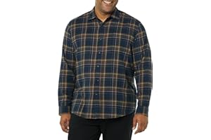 Amazon Essentials Men's Long-Sleeve Flannel Shirt - Discontinued Colors