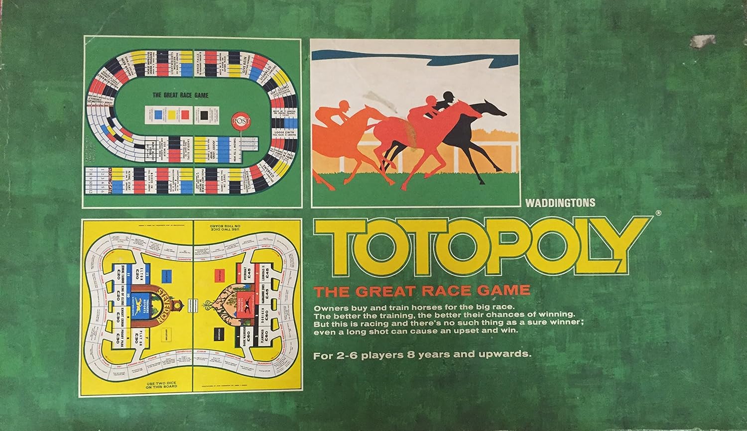Super Saturday Totopoly Horse Racing Board Game Boxing Day 2019 Cheap