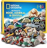 Blue Marble National Geographic Rock Collection Box – 300 Pieces Geology Kit