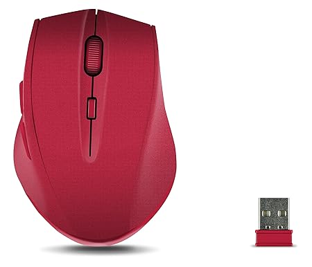 Speedlink CALADO Silent Mouse - Leise Maus ohne Klick, Lautlos, Geräuschlos, Stumm, Ergonomisch, Kabellos, Drahtlos, Funk, Wi