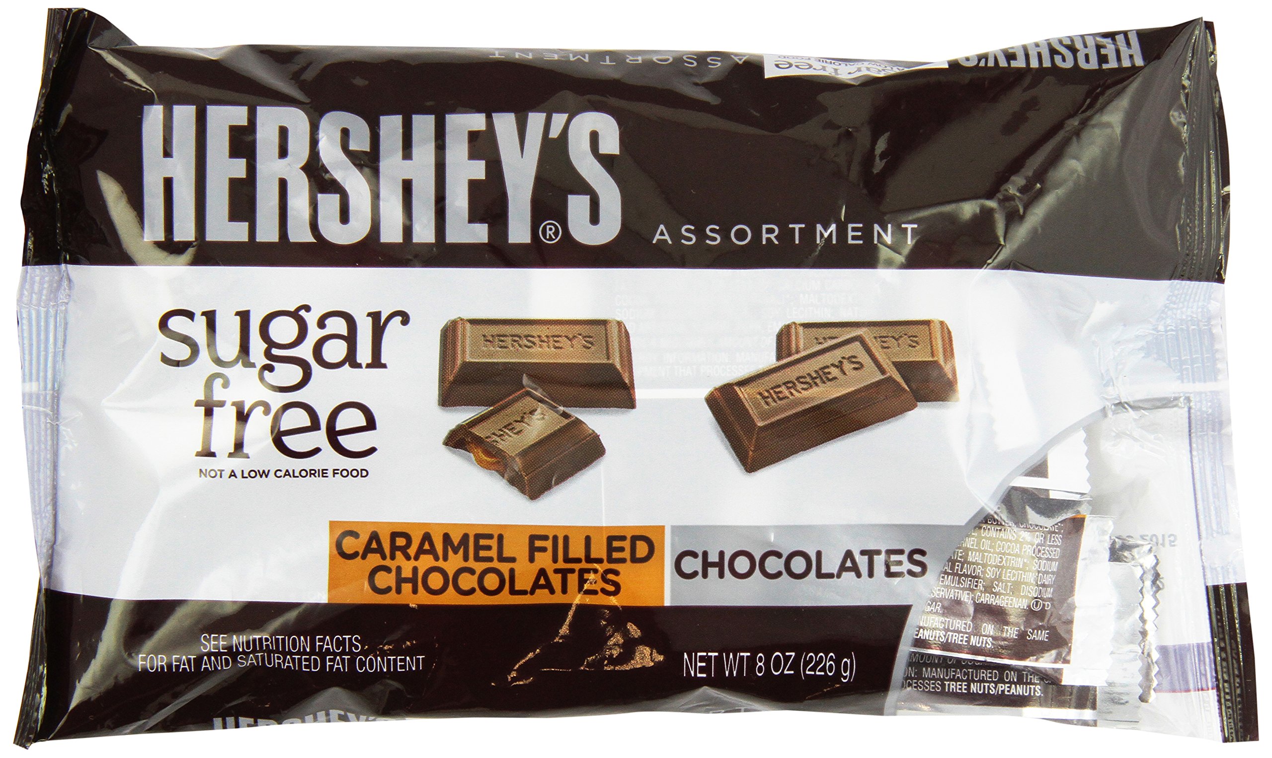 Hershey's Sugar Free Dark Chocolate Candy, 3Ounce Bag Candy And Chocolate Bars