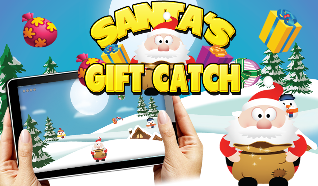Fun Santa Christmas Presents Tilt Kids Game (Kindle Tablet