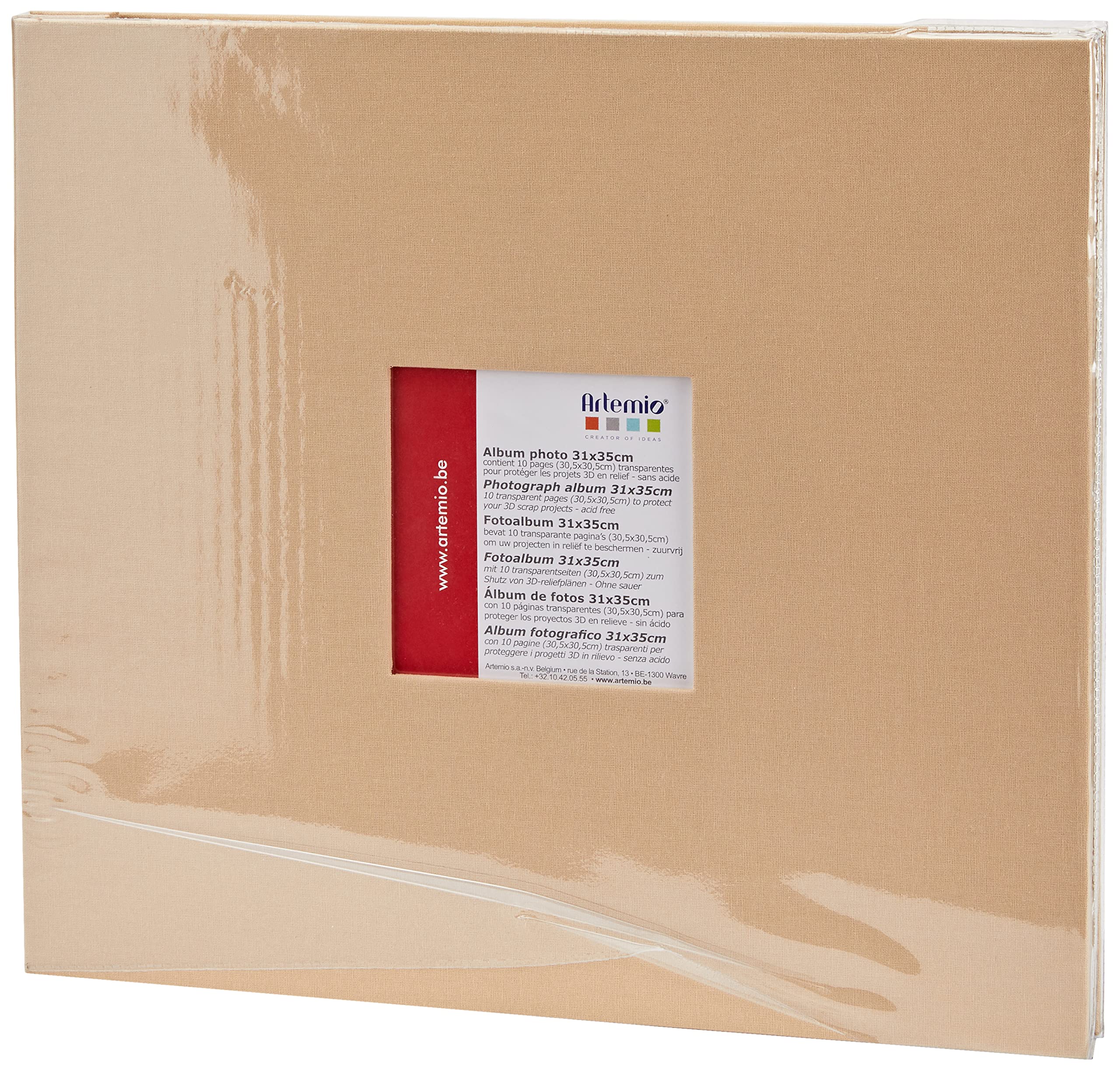 Artemio 30.5 x 30.5 cm ScrapBooking Album, Beige