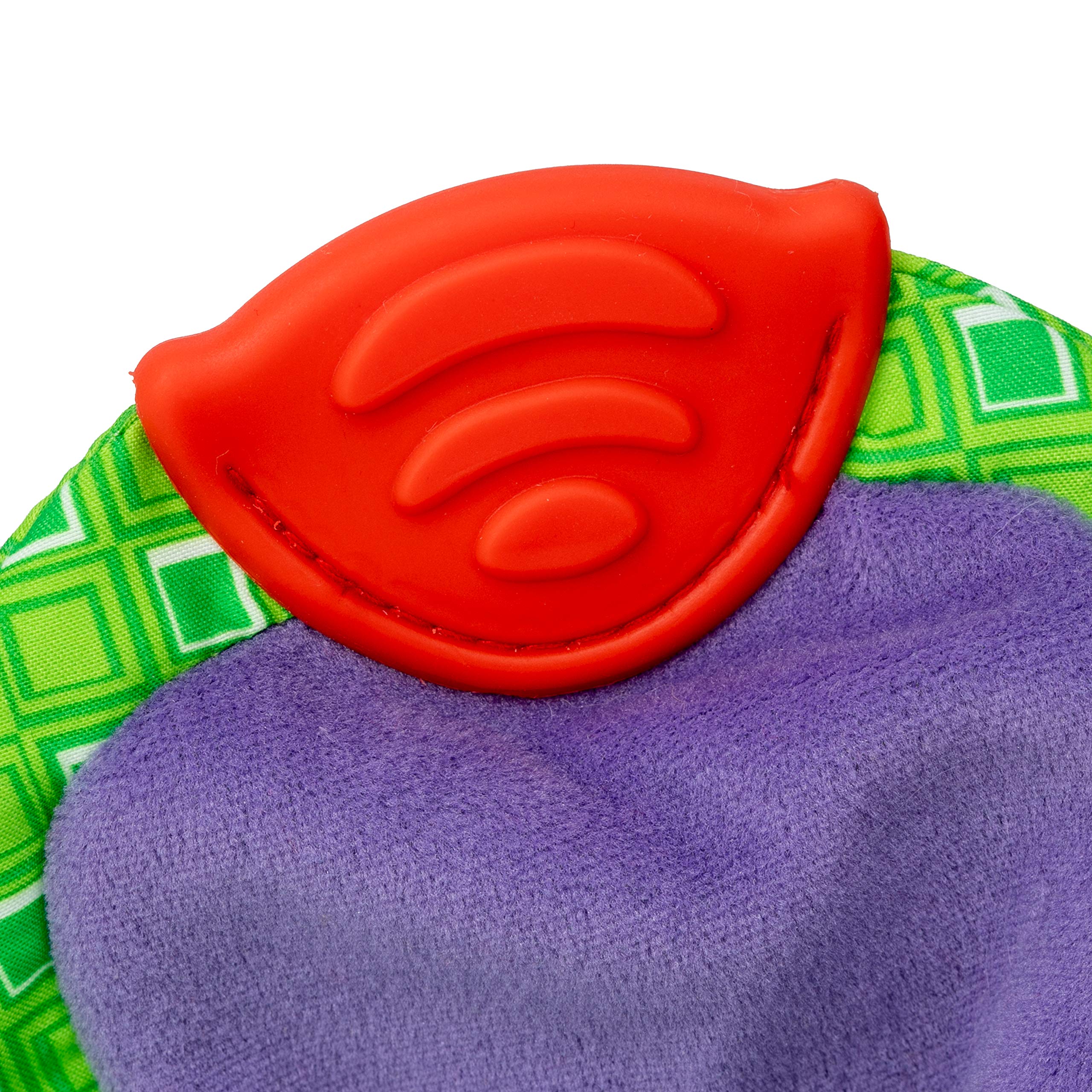 Nuby Teether Tugz Plush Silicone Teething Toy - Baby Teething Toy for 3+ Months - Rabbit