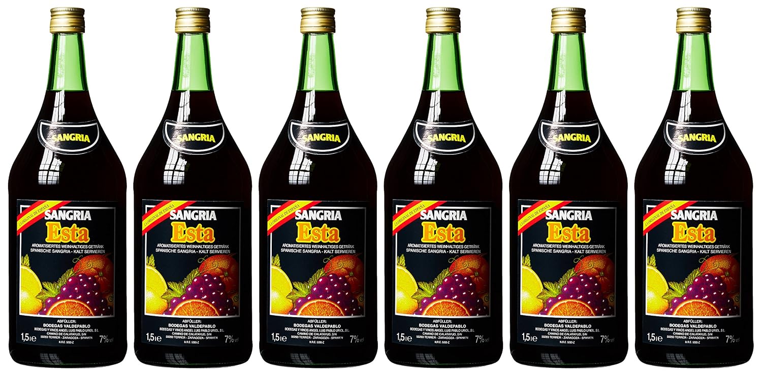 Sangria Original 6 X 1 5 L Amazon De Bier Wein Spirituosen